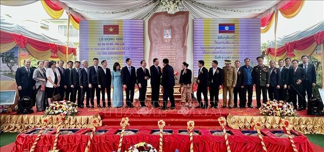 Tôn tạo khu di tích lịch sử Chủ tịch Hồ Chí Minh tại Savannakhet (Lào) Tôn tạo khu di tích lịch sử Chủ tịch Hồ Chí Minh tại Savannakhet (Lào)