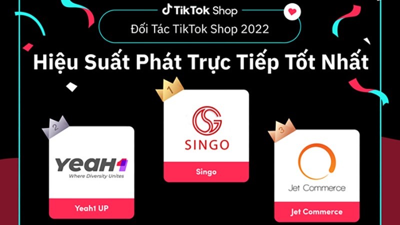 SINGO trở thành đối tác có hiệu suất livestream tốt nhất của TikTok Shop năm 2022