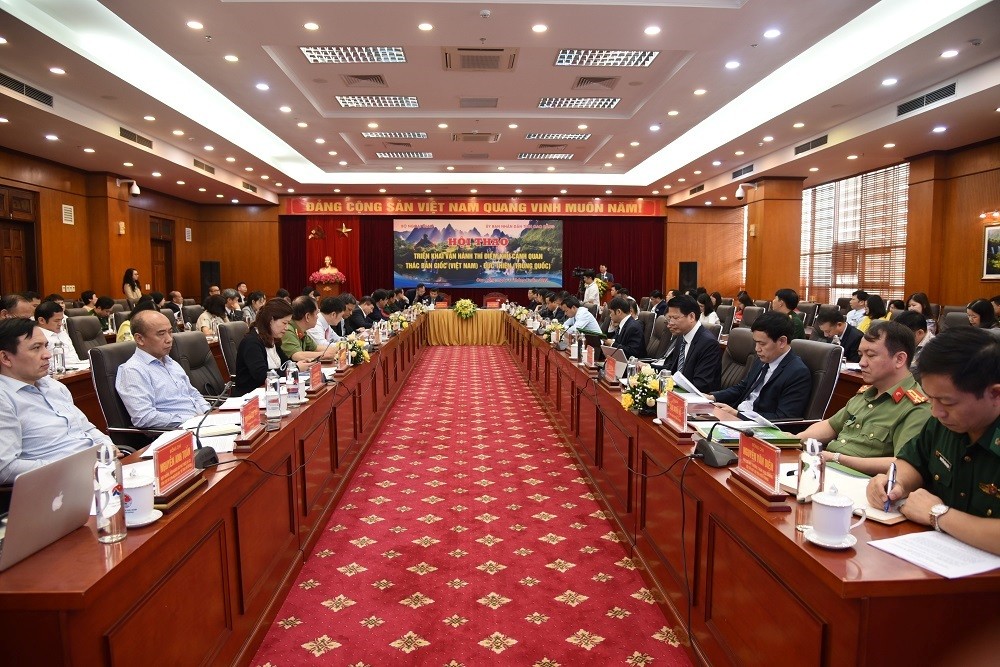 Sớm vận hành thí điểm Khu cảnh quan thác Bản Giốc