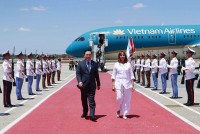 Chủ tịch Quốc hội Vương Đình Huệ bắt đầu thăm chính thức Cuba