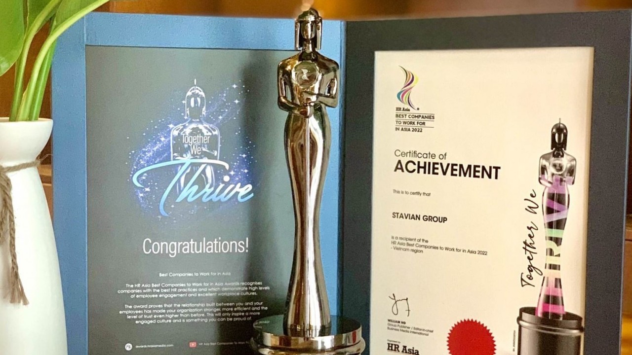 Tập đoàn Stavian là thương hiệu tuyển dụng được yêu thích nhất năm 2022
