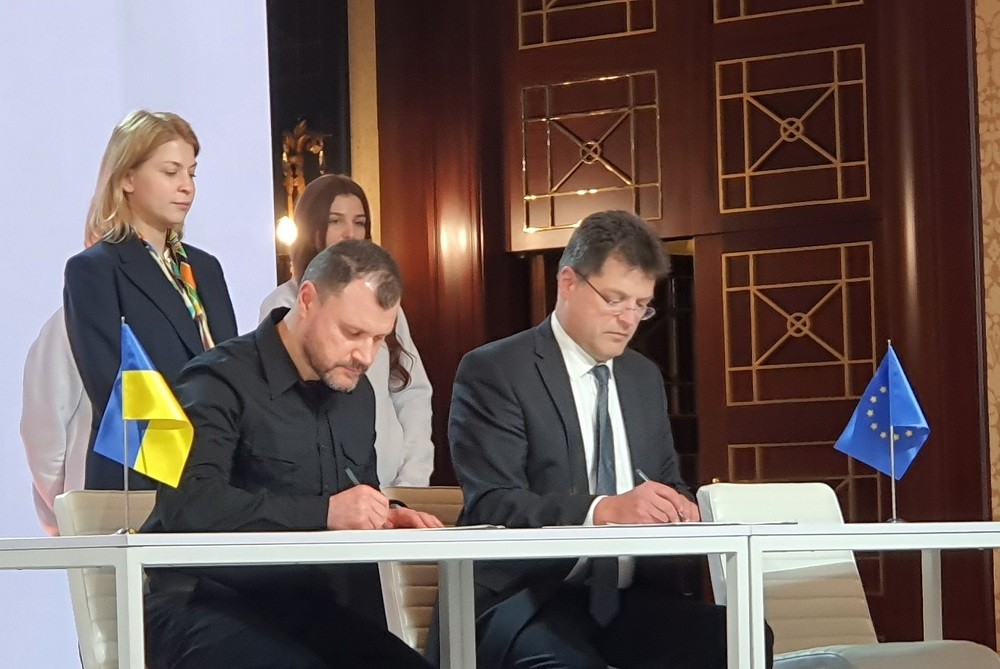 (04.21) Ukraine đã chính thức gia nhập Cơ chế Bảo vệ Dân sự của EU. (Nguồn: Twitter)