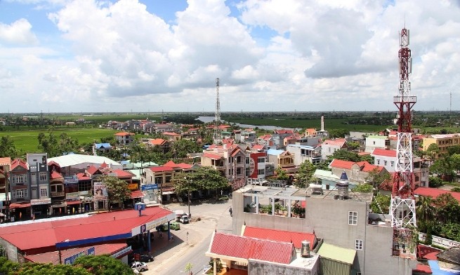 Đô thị huyện An Lão. (Nguồn: Báo Đầu tư) Đô thị huyện An Lão. (Nguồn: Báo Đầu tư)