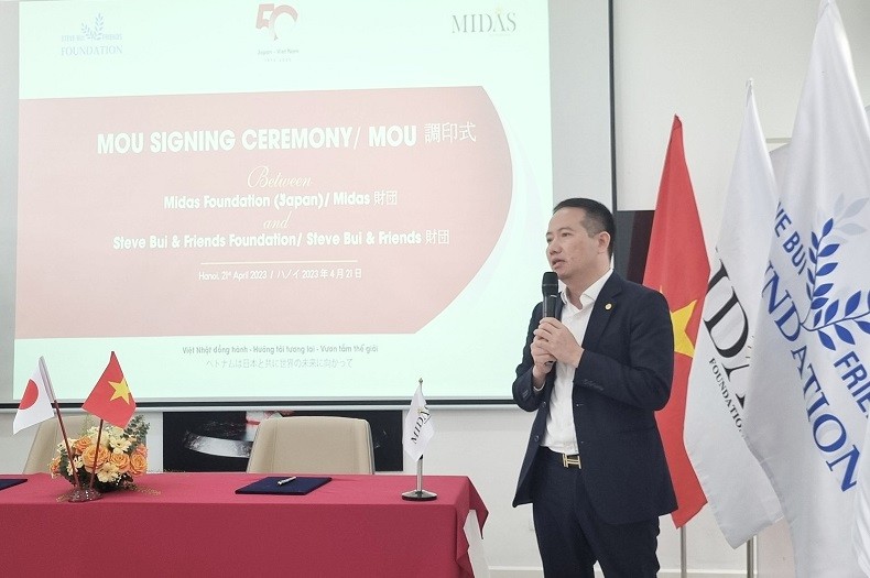 Hợp tác Quỹ Steve Bui & Những người bạn và Quỹ Midas, Nhật Bản Hợp tác Quỹ Steve Bui & Những người bạn và Quỹ Midas, Nhật Bản