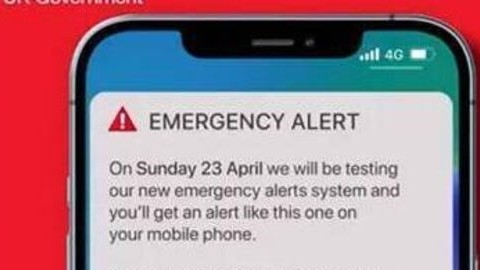 Anh thử nghiệm hệ thống cảnh bảo khẩn cấp mới cho người dân