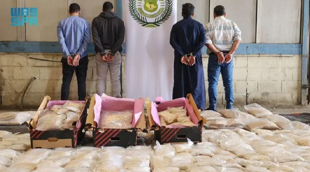 Cảnh sát Saudia Arabia còn bắt giữ 4 đối tượng tình nghi liên quan vụ án này, gồm 2 người Ai Cập, 1 người Syria và 1 người Yemen. (Nguồn: SPA)