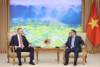 Thủ tướng Phạm Minh Chính tiếp Bộ trưởng Bộ Nội vụ Cộng hòa Belarus