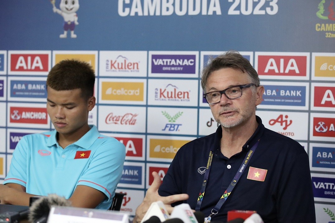 SEA Games 32: U22 Việt Nam có lợi thế phục hồi thể lực trước trận đấu gặp U22 Malaysia