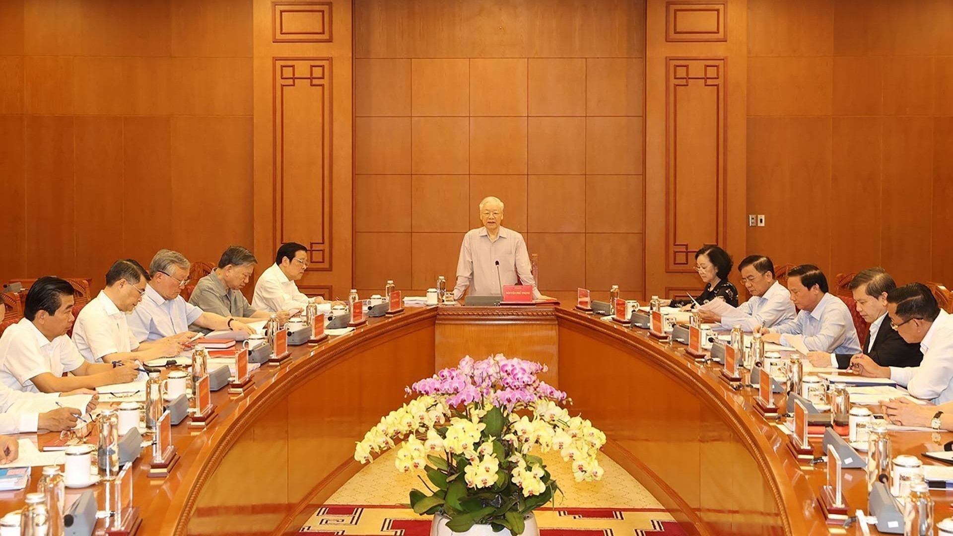 Tổng Bí thư Nguyễn Phú Trọng chủ trì họp Thường trực Ban Chỉ đạo Trung ương về phòng, chống tham nhũng, tiêu cực