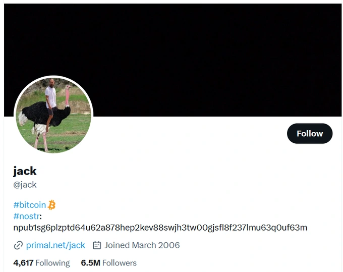 Tài khoản Twitter của Jack bị xóa tích xanh 