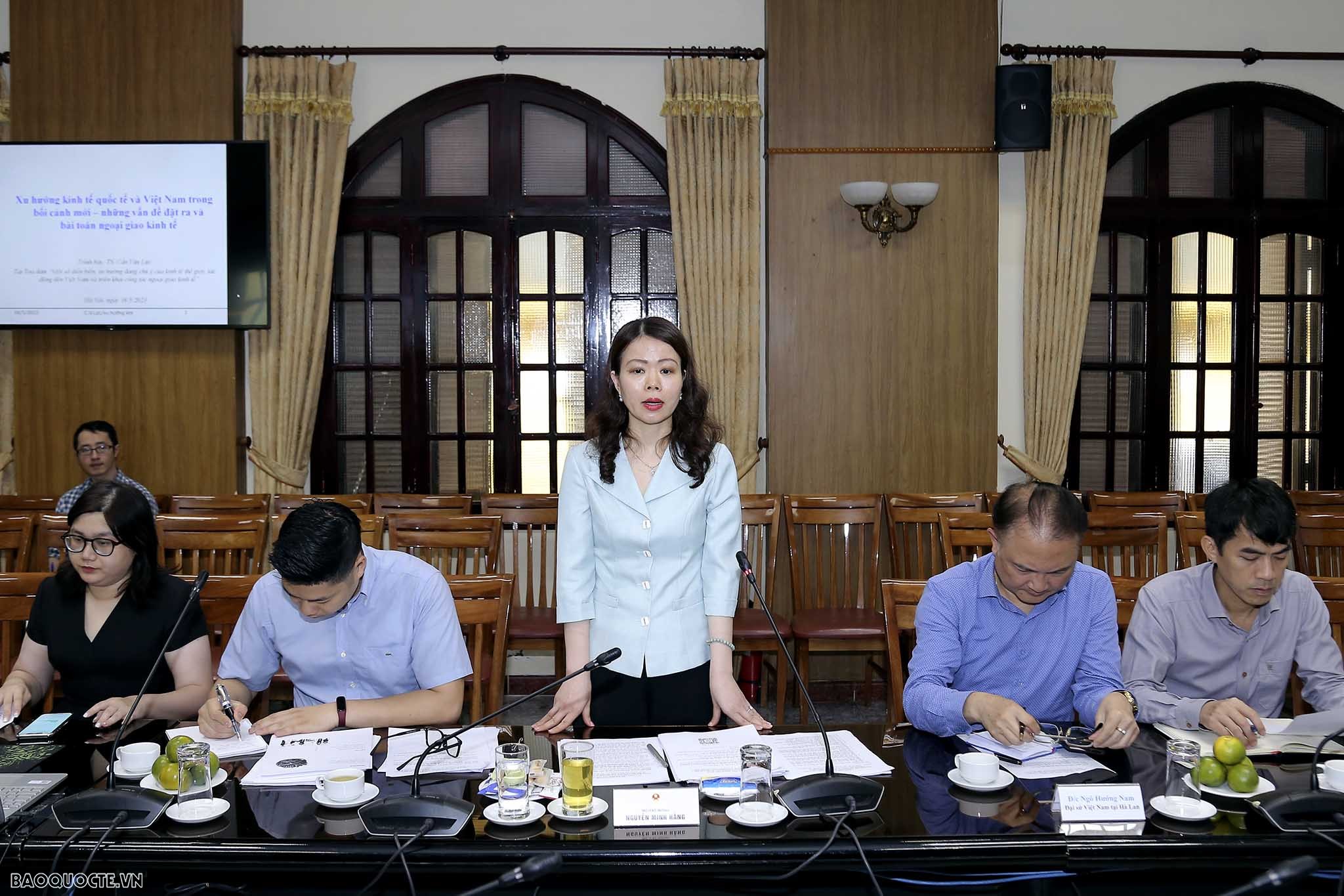 Trợ lý Bộ trưởng Nguyễn Minh Hằng phát biểu khai mạc buổi Tọa đàm. (Ảnh: Quang Hòa) Trợ lý Bộ trưởng Nguyễn Minh Hằng phát biểu khai mạc buổi Tọa đàm. (Ảnh: Quang Hòa)