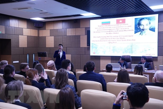 Hội thảo thu hút đông đảo các đại biểu Nga và Việt Nam tham gia. (Ảnh: Duy Trinh/TTXVN)