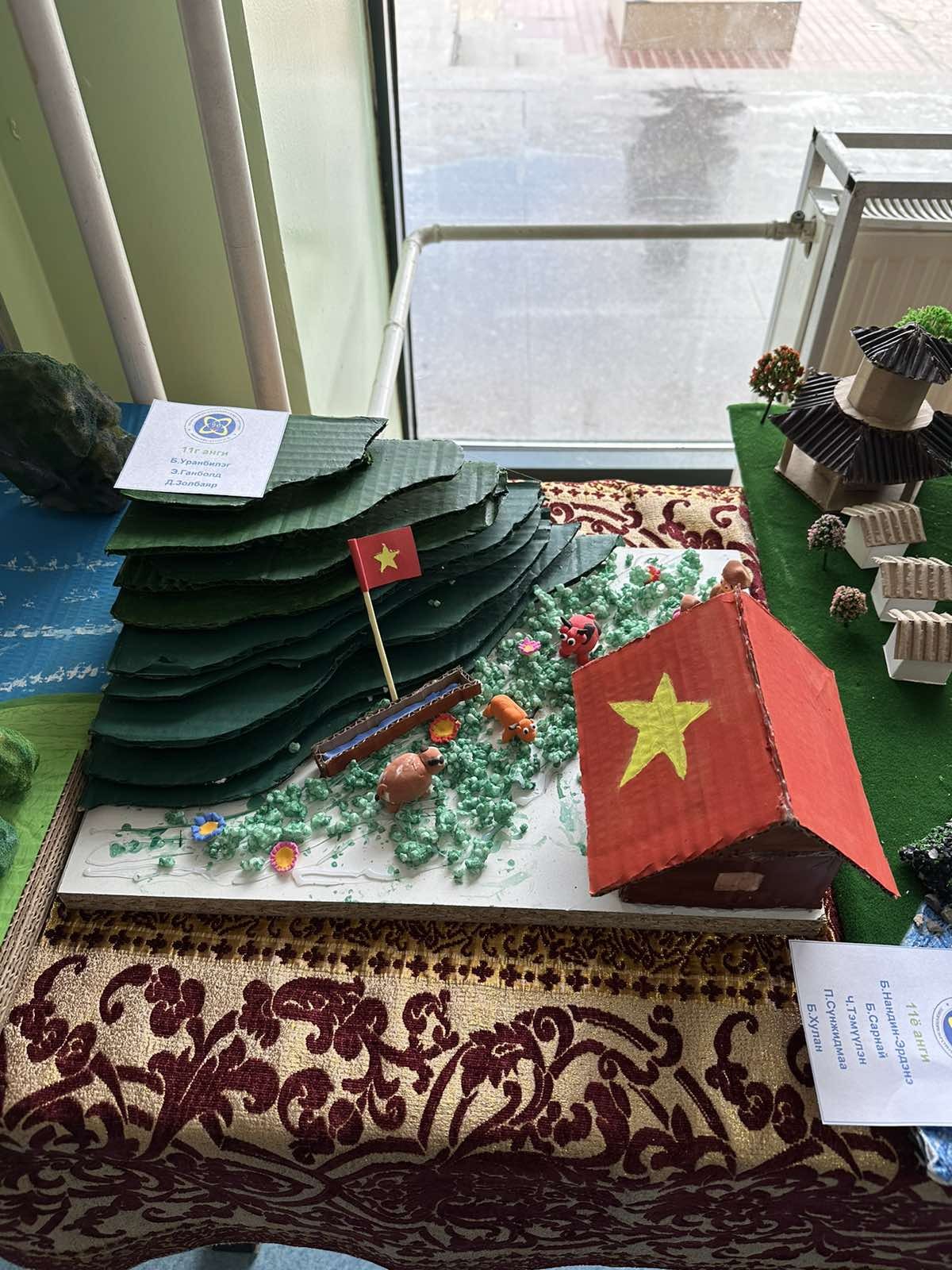 Tác phẩm của các cháu học sinh nhà trường.