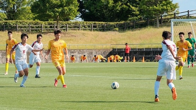 U17 Việt Nam thắng trận giao hữu tại Nhật Bản