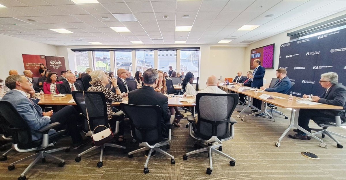 Đại sứ Việt Nam tại Hoa Kỳ Nguyễn Quốc Dũng thăm làm việc tại bang Utah