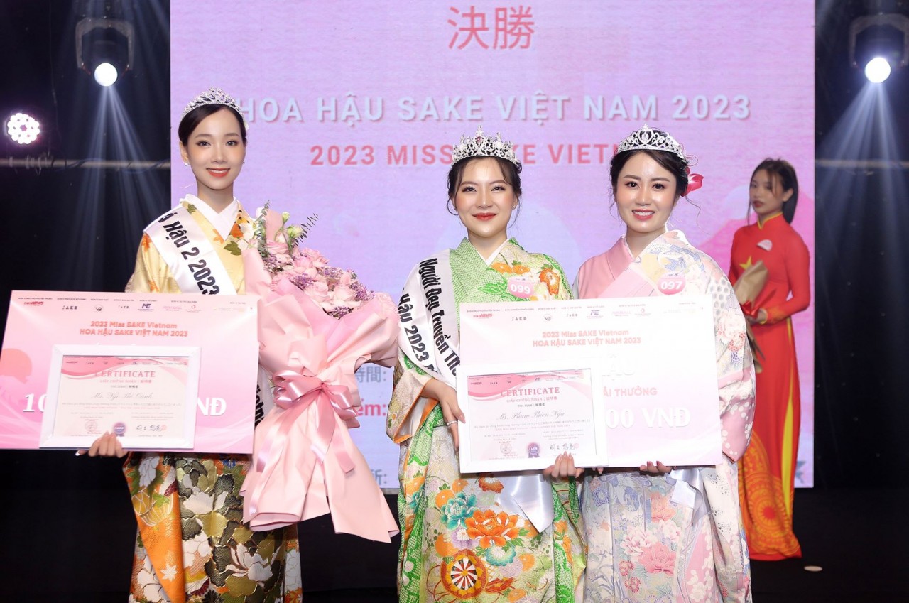 Miss Sake Vietnam gọi tên Phạm Thiên Nga Miss Sake Vietnam gọi tên Phạm Thiên Nga