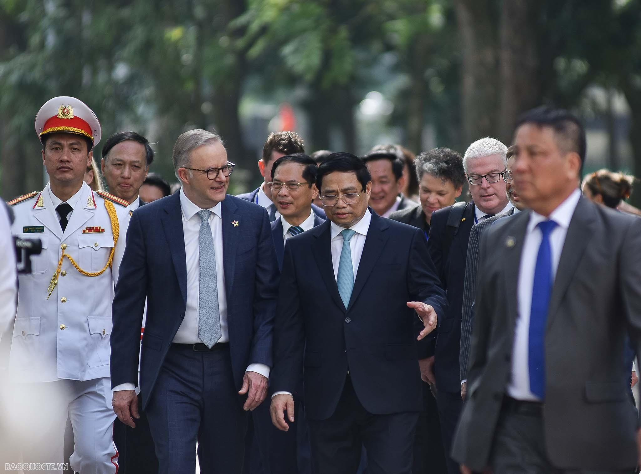 Lễ đón chính thức Thủ tướng Australia Anthony Albanese tại Phủ Chủ tịch