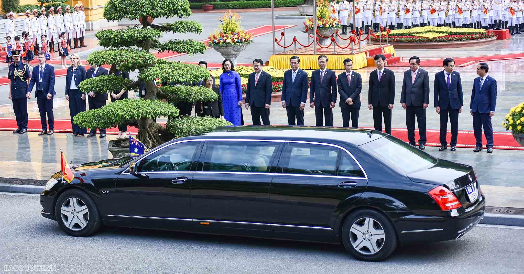 Lễ đón chính thức Thủ tướng Australia Anthony Albanese tại Phủ Chủ tịch