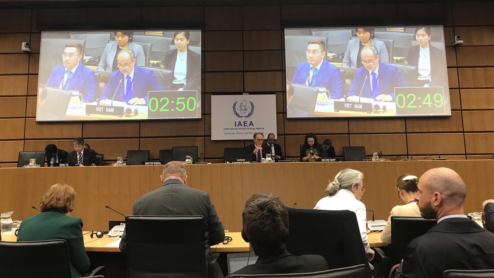 Việt Nam tham gia cuộc họp Hội đồng Thống đốc Cơ quan Năng lượng nguyên tử quốc tế