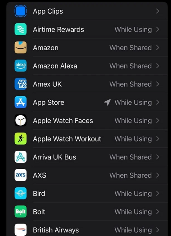 Cách nhận biết ứng dụng đang theo dõi vị trí Iphone của bạn đơn giản nhất.