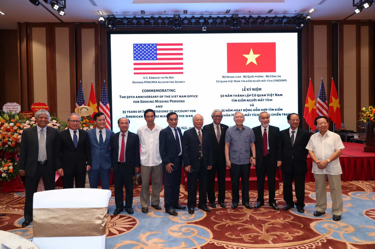 Kỷ niệm 50 năm thành lập MIA và 35 năm triển khai hoạt động tìm kiếm quân nhân Mỹ mất tích