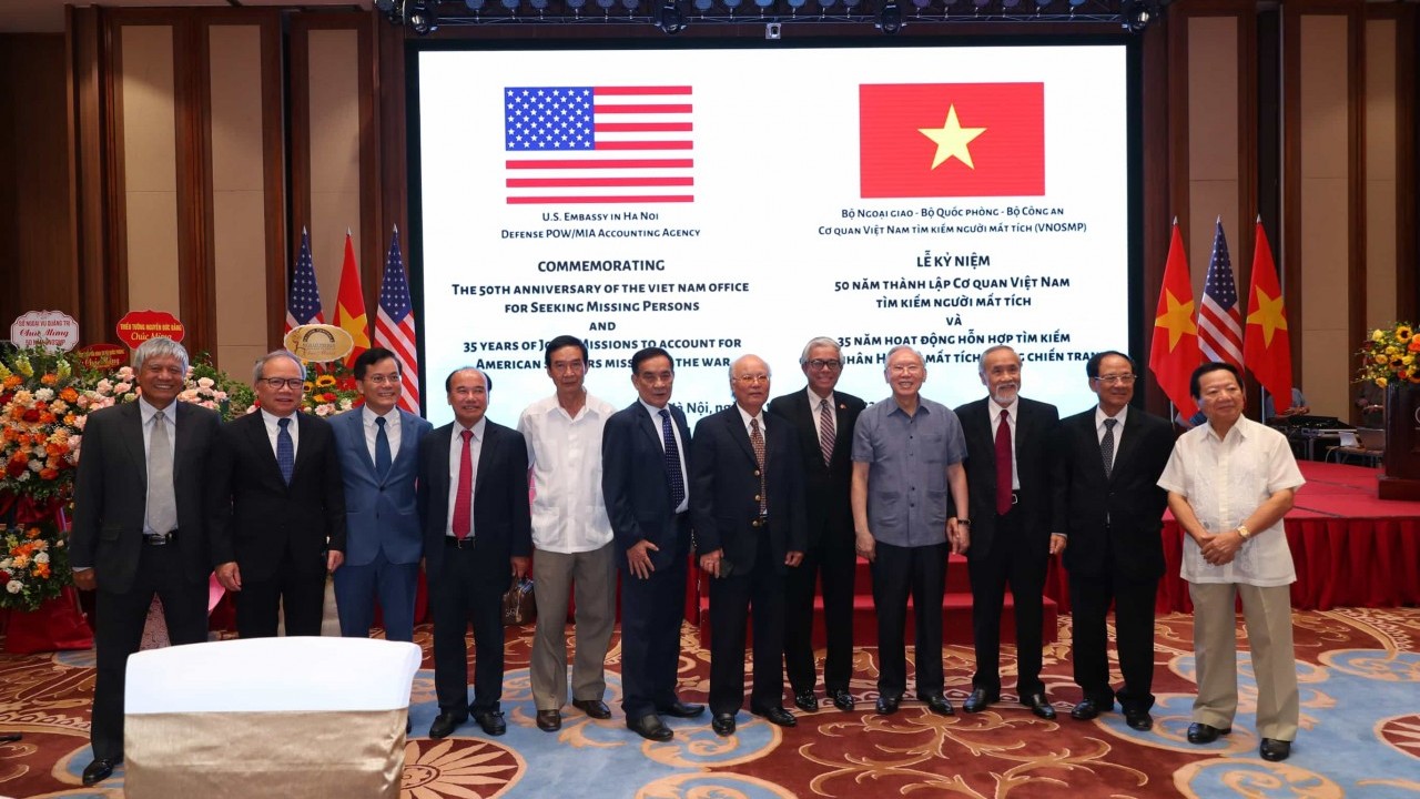 Kỷ niệm 50 năm thành lập MIA và 35 năm triển khai hoạt động tìm kiếm quân nhân Mỹ mất tích