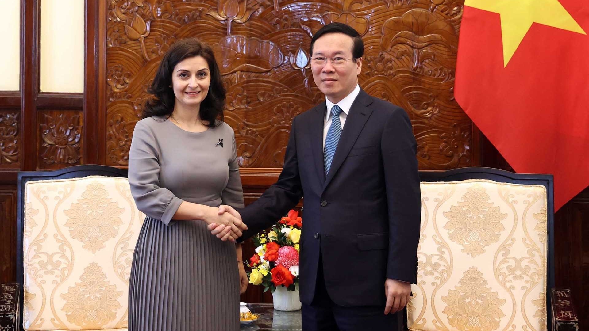 Chủ tịch nước Võ Văn Thưởng tiếp Đại sứ Bulgaria tại Việt Nam