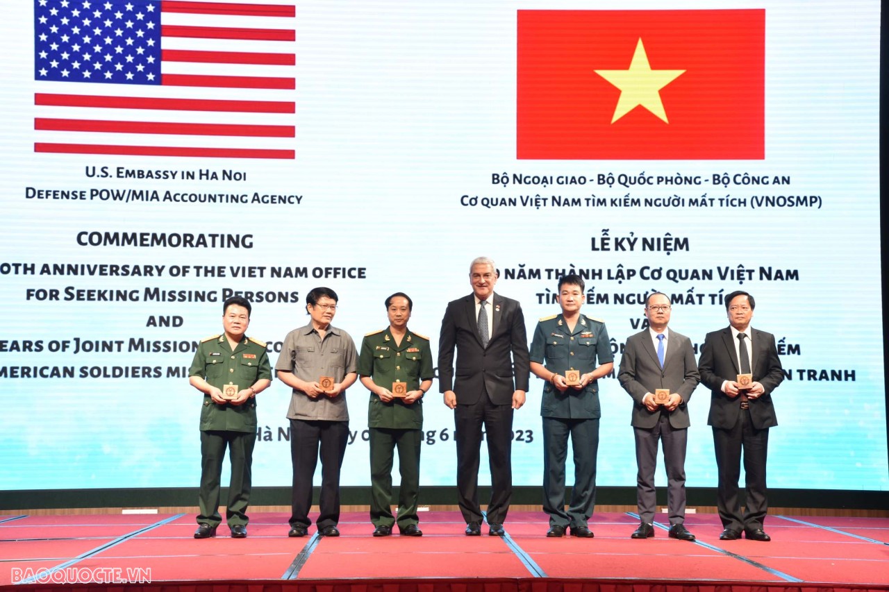 Kỷ niệm 50 năm thành lập MIA và 35 năm triển khai hoạt động tìm kiếm quân nhân Mỹ mất tích