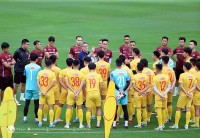 Bóng đá giao hữu: Danh sách 30 cầu thủ đội tuyển Việt Nam chuẩn bị cho trận đấu với Hong Kong (Trung Quốc)