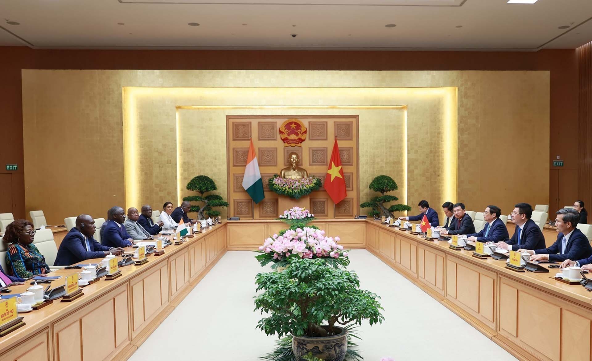 Việt Nam-Bờ Biển Ngà: Quyết tâm nâng cao hơn nữa kim ngạch thương mại song phương Việt Nam-Bờ Biển Ngà: Quyết tâm nâng cao hơn nữa kim ngạch thương mại song phương