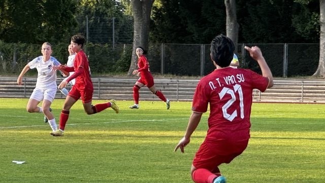 Chiến thuật hợp lý, kỹ thuật khéo léo, đội tuyển nữ Việt Nam thắng trận giao hữu thứ 2 tại Đức