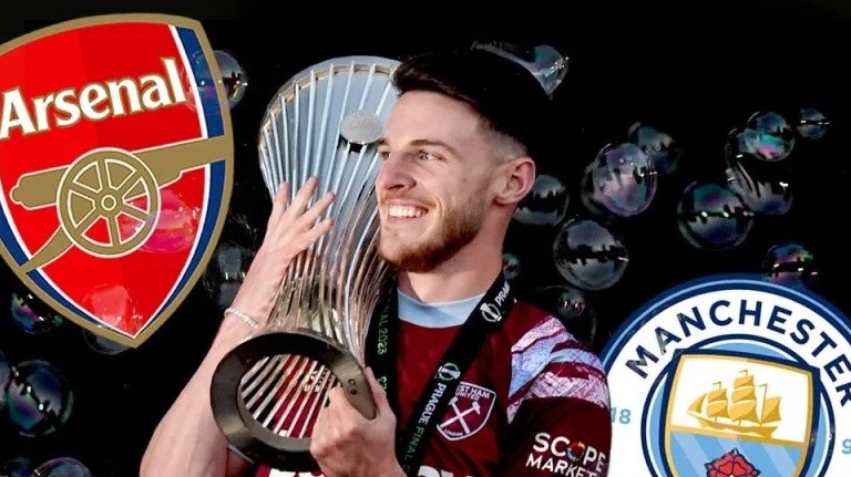 Arsenal đề nghị hỏi mua, Man City nghiêm túc xem xét ký Declan Rice