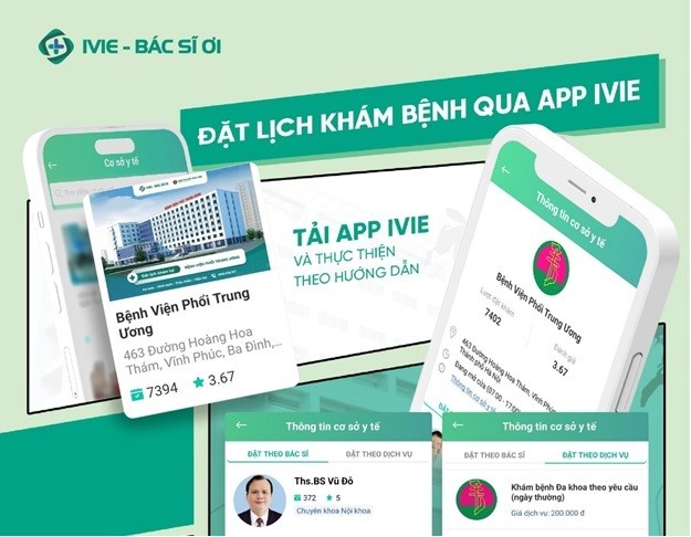 Không còn phải xếp hàng chờ đợi đi khám bệnh với IVIE - Bác sĩ ơi Không còn phải xếp hàng chờ đợi đi khám bệnh với IVIE - Bác sĩ ơi