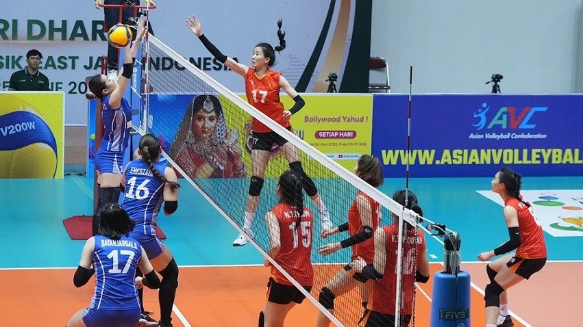 AVC Challenge Cup 2023: Bóng chuyền nữ Việt Nam thắng dễ dàng đội Mông Cổ