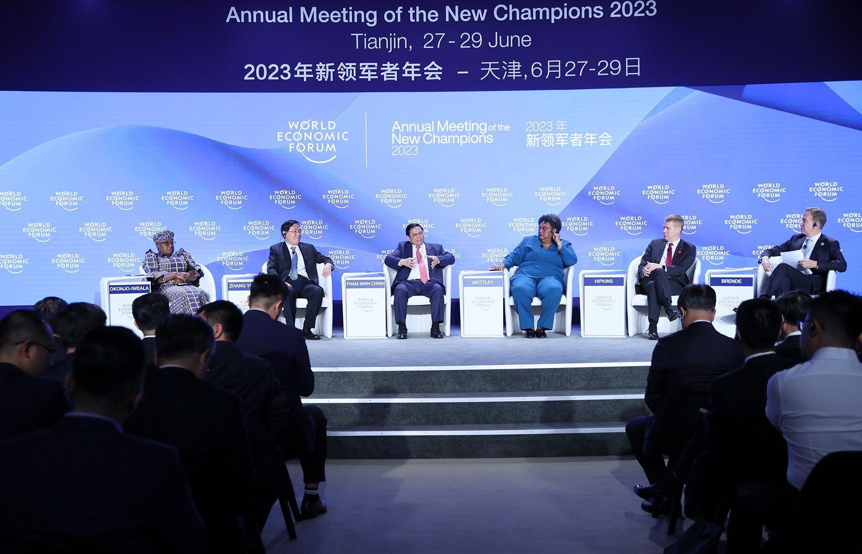 Những hình ảnh Thủ tướng Chính phủ Phạm Minh Chính tại Hội nghị WEF Thiên Tân Những hình ảnh Thủ tướng Chính phủ Phạm Minh Chính tại Hội nghị WEF Thiên Tân