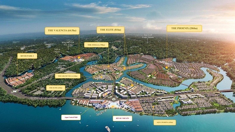 Công Ty Bất động sản KĐ: Ngọn hải đăng trong đêm tại Aqua City