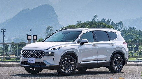 Cận cảnh Hyundai Santa Fe Hybrid ra mắt tại Việt Nam, giá 1,45 tỷ đồng
