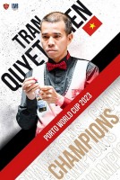 Porto World Cup: Cơ thủ Việt Nam Trần Quyết Chiến lên ngôi vô địch thế giới