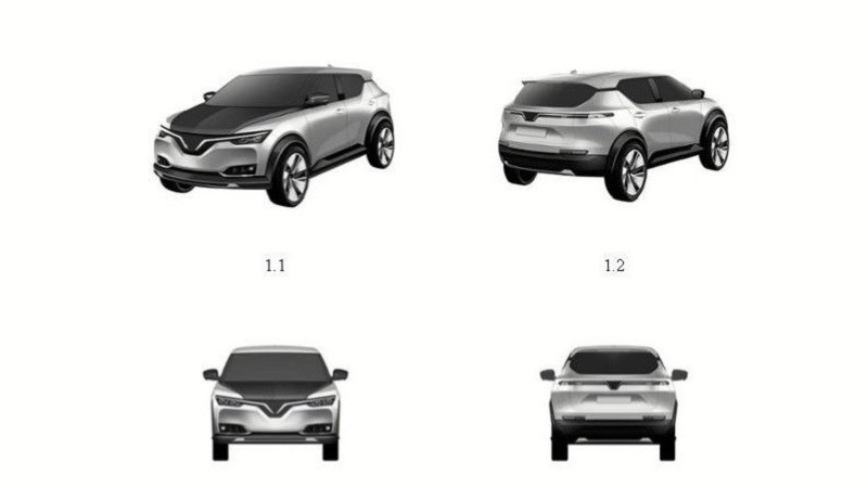 VinFast đăng ký bảo hộ thêm một mẫu xe ô tô điện mới