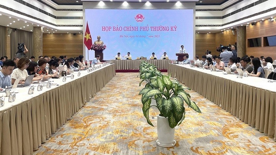 Họp báo Chính phủ thường kỳ tháng 6/2023: Kinh tế-xã hội tiếp tục có bước tăng trưởng, lạm phát giảm