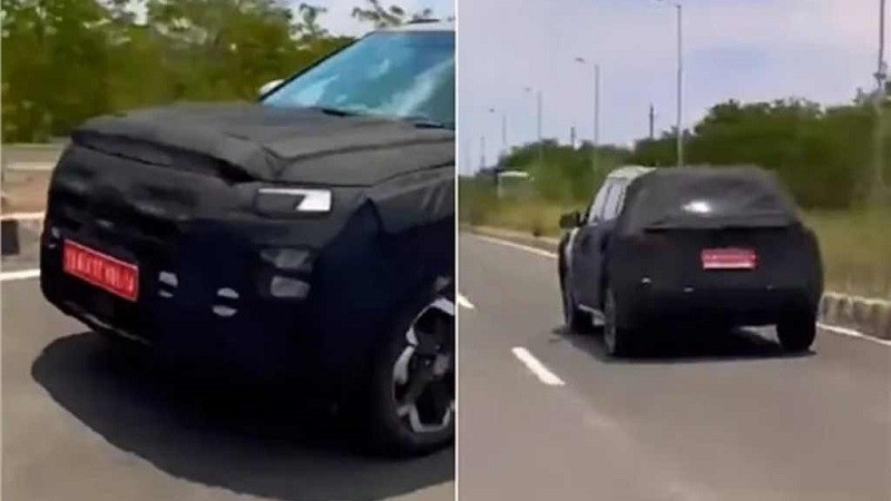 Hyundai Creta bản nâng cấp tiếp tục lộ diện tại Ấn Độ