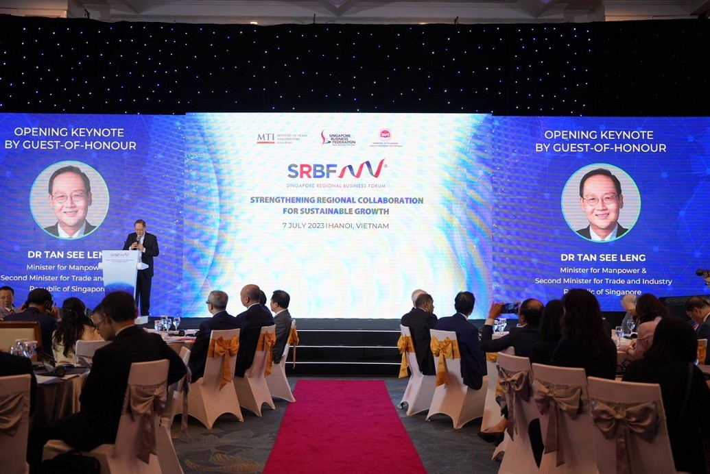 Khai mạc Diễn đàn Doanh nghiệp Khu vực Singapore lần thứ 7 tại Việt Nam