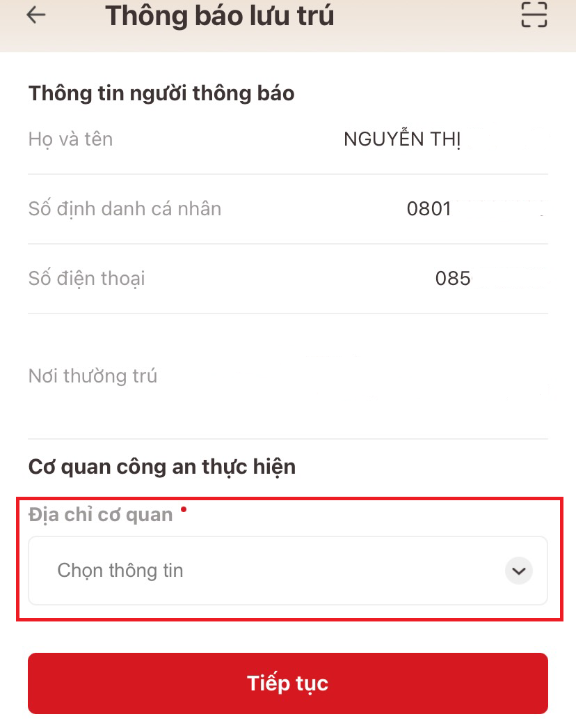 Hướng dẫn cách thông báo lưu trú trên VNeID Hướng dẫn cách thông báo lưu trú trên VNeID