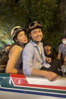 Những hình ảnh Khả Ngân và Thanh Sơn thân thiết nơi hậu trường phim 'Gia đình mình vui bất thình lình'