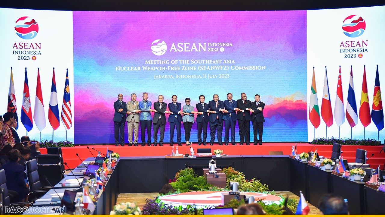 Hoạt động của Bộ trưởng Ngoại giao Bùi Thanh Sơn trong ngày đầu tiên dự AMM-56 Hoạt động của Bộ trưởng Ngoại giao Bùi Thanh Sơn trong ngày đầu tiên dự AMM-56