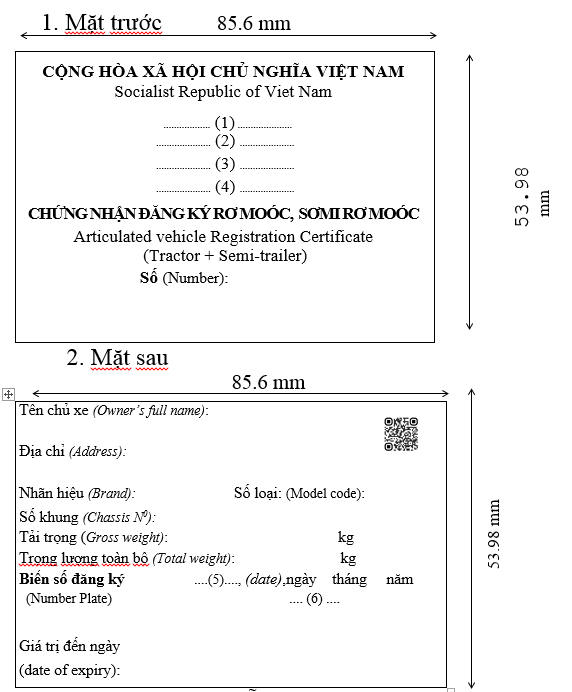 6 mẫu giấy chứng nhận đăng ký xe/cà vẹt xe mới nhất 2023 Những mẫu giấy chứng nhận đăng ký xe/cà vẹt xe mới nhất 2023
