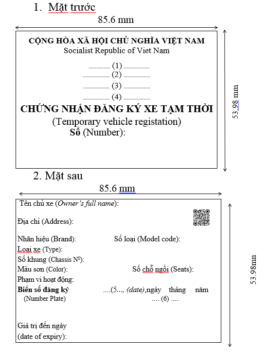 6 mẫu giấy chứng nhận đăng ký xe/cà vẹt xe mới nhất 2023 6 mẫu giấy chứng nhận đăng ký xe/cà vẹt xe mới nhất 2023