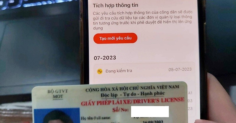 Lý do không tích hợp được giấy phép lái xe trên tài khoản VNeID đã kích hoạt mức 2 Lý do không tích hợp được giấy phép lái xe trên tài khoản VNeID đã kích hoạt mức 2