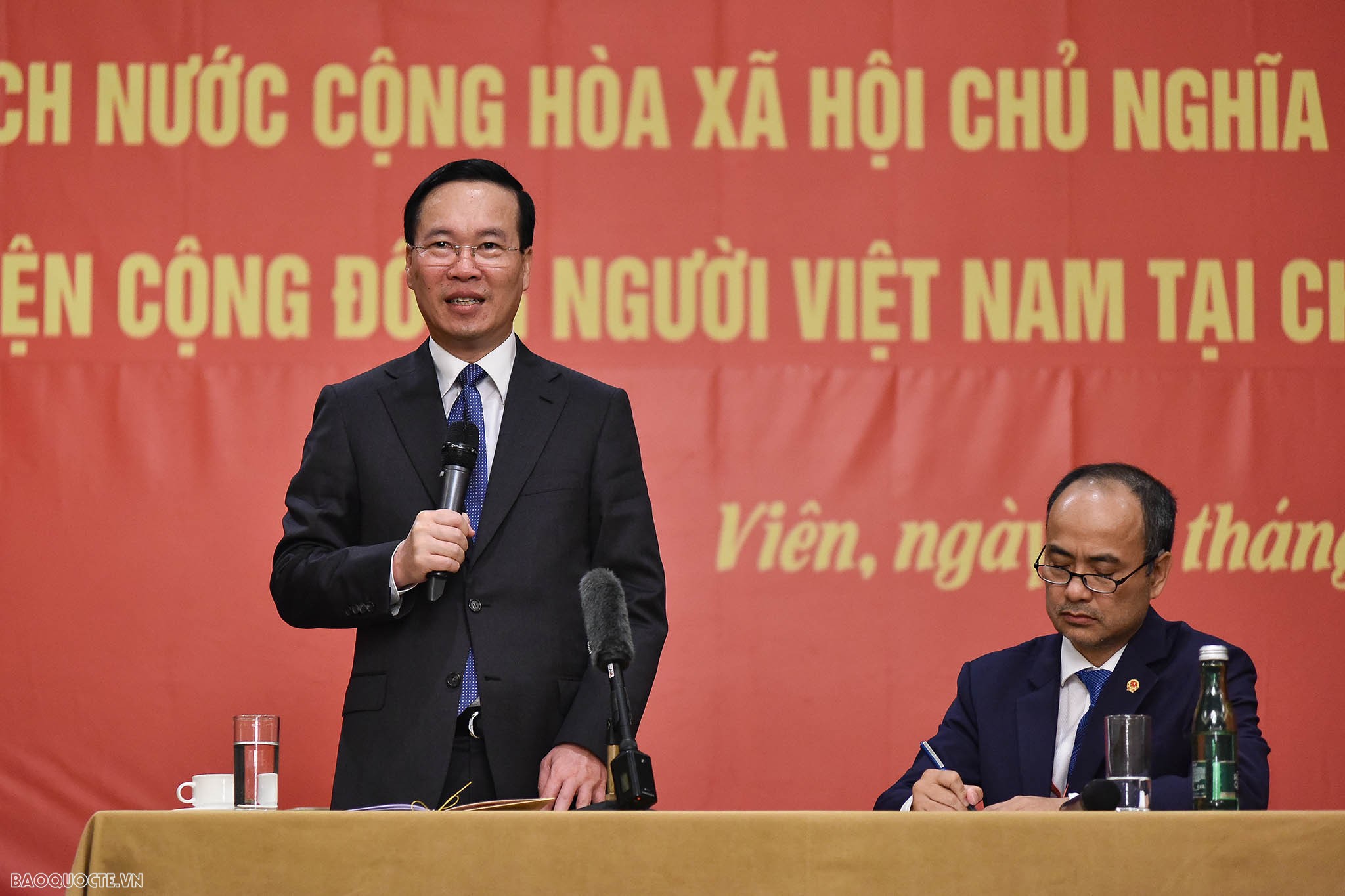 Những hình ảnh ấn tượng của Chủ tịch nước Võ Văn Thưởng trong chuyến thăm chính thức Áo Những hình ảnh ấn tượng của Chủ tịch nước Võ Văn Thưởng trong chuyến thăm chính thức Áo