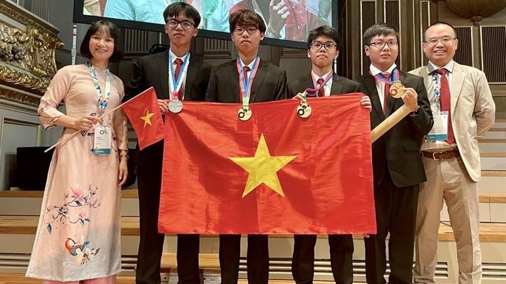 Đội tuyển Việt Nam giành 3 Huy chương Vàng Olympic Hóa học quốc tế 2023